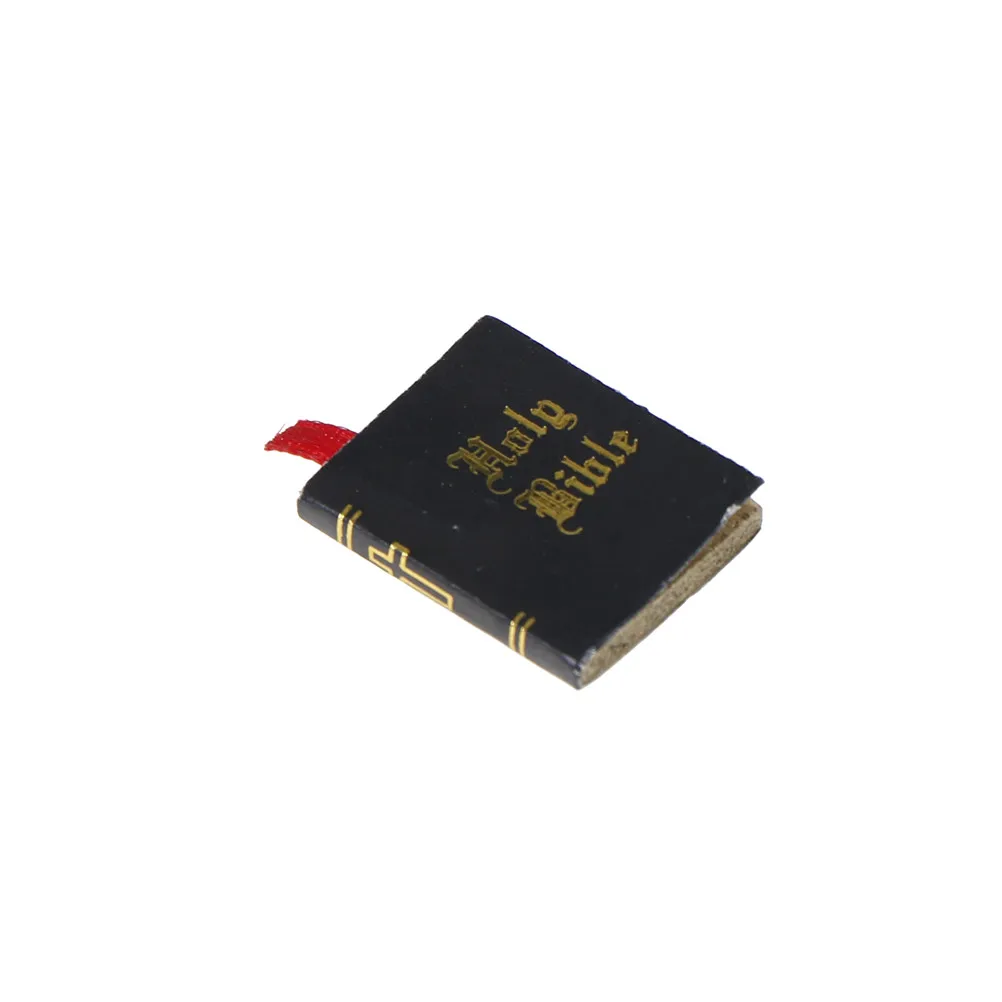 1 шт. Миниатюрная Библия-книга для кукольного домика 2 4x1 9 см 1:12 декоративные