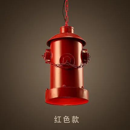 Лофт стиль Железный Droplight промышленный винтажный креативный пожарный гидрант LED