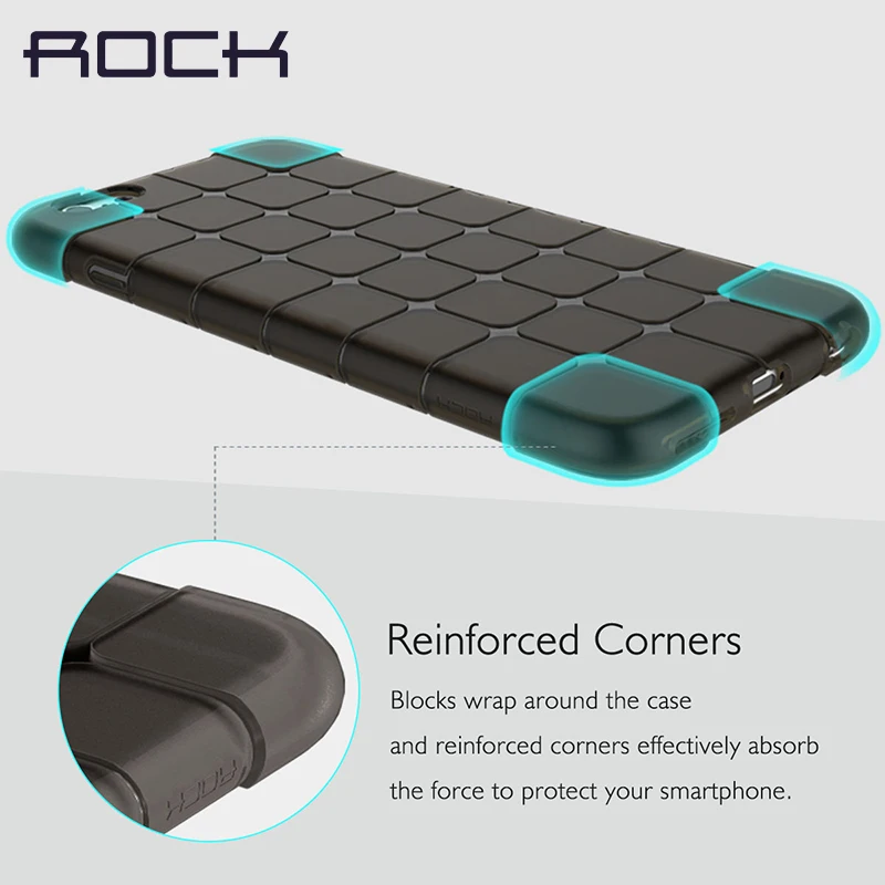 Clearance Sales ROCK Soft Silicon Case for iPhone 6 plus 0.3mm TPU Crystal Clear Transparent Phone cases 6s |