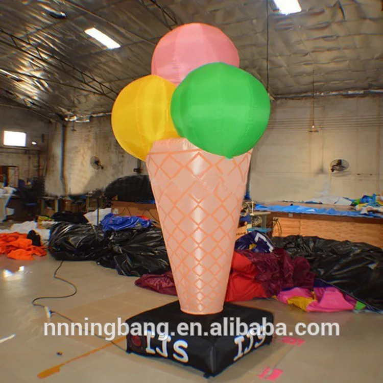 Надувной конус для мороженого из ткани оксфорд ширина 1 5 м высота 3 м|cone|heightcone ice