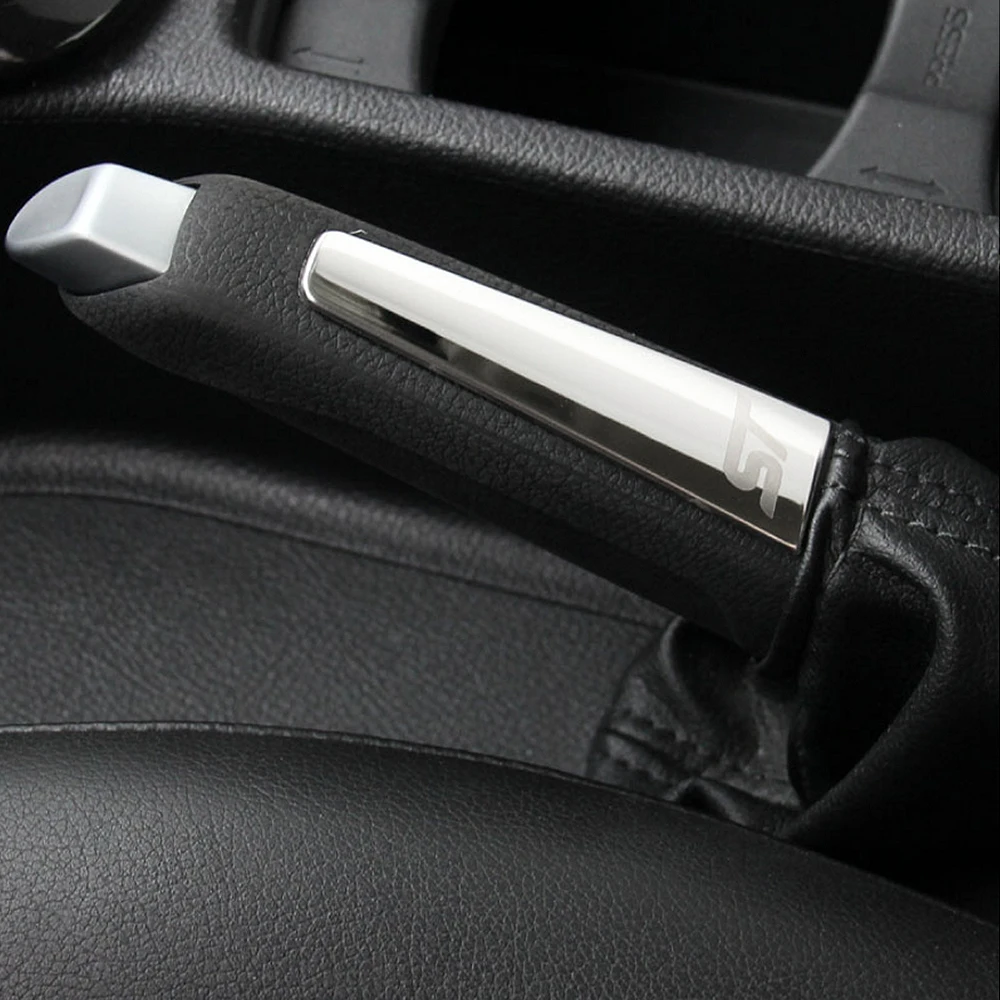 Автомобильный Ручной тормоз Sequin Interior ST ручной отделка наклейка для Ford Focus 2 3 4 MK2 MK3