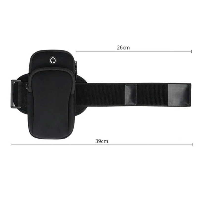 

High Portable Outdoor Sports Wrist Arm Band Pouch Mobile Cell Phone Holder Wallet Bag DOG88