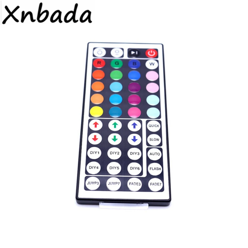 RGB-контроллер для светодиодных лент с 44 клавишами 12 В постоянного тока 6 А | Лампы и