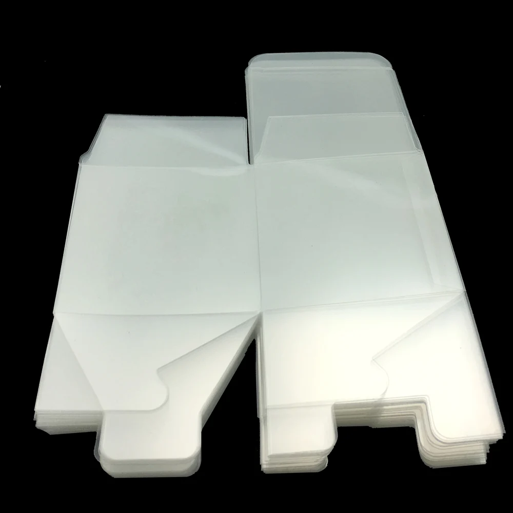 10 шт. прозрачный ПВХ квадратная коробка подарки вечерние конфеты Коробки