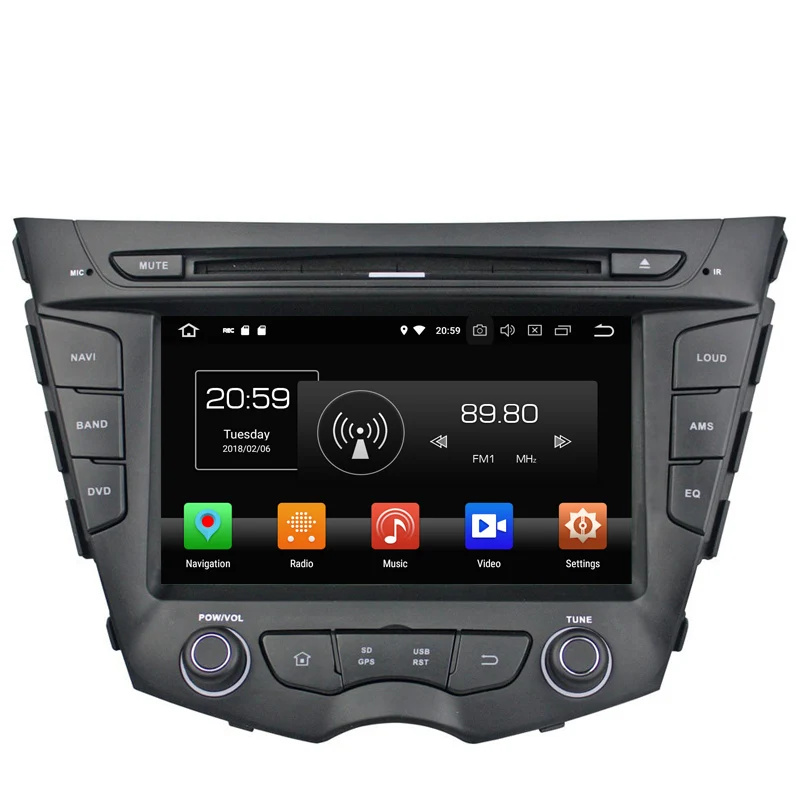 NaviTopia 4G ram 64G rom 8 Core автомобильный gps навигатор для Hyundai Veloster Автомобильный