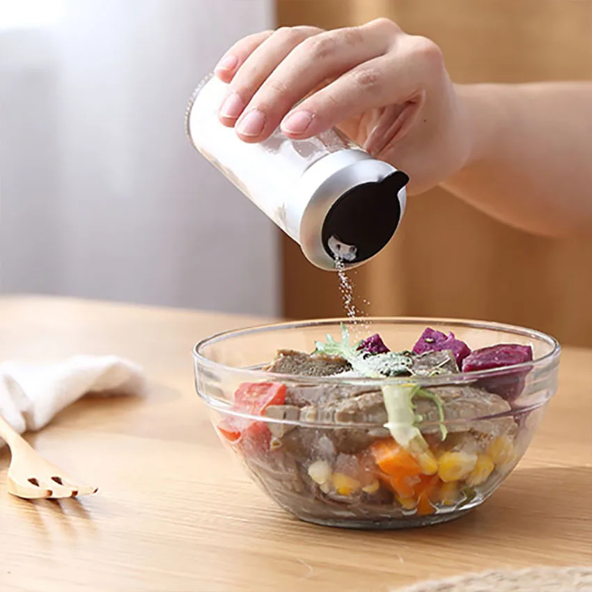 Condiment Pot Glass Spice Jar Bottle Soy Sauce Vinegar Seasoning Ingredient With Holes Kitchen Cruet Supplies | Дом и сад