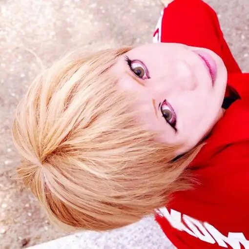 Haikyu! Волейбол Morisuke Yaku короткий льняной светлый термостойкий волос Косплей Костюм