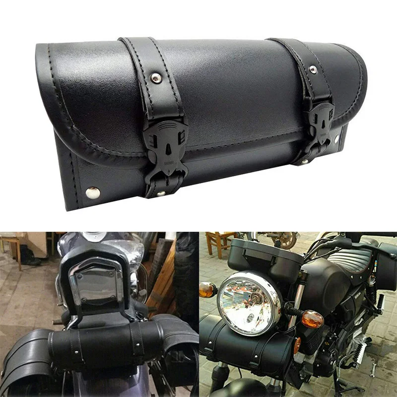 

Handlebar Motorcycle Bag Bar 29.5x9x12.5cm Mounting Straps Accessories Kit