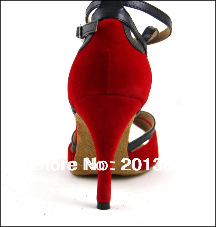 Wholesale Sexy Ladies Red Velvet LATIN Shoes Ballroom Dance Salsa Tango Size 4 4.5 5 5.5 6 6.5 7 7.5 8 8.5 9 9.5 10 | Спорт и