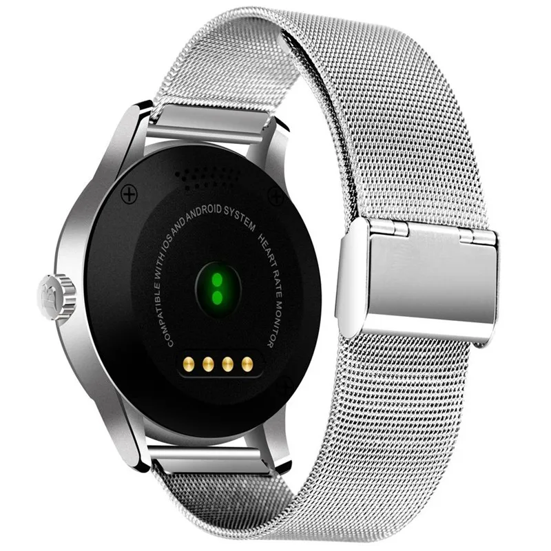 Bluetooth K88H Смарт часы 2.5D HD IPS круглый экрана трек наручные пульсометр шагомер