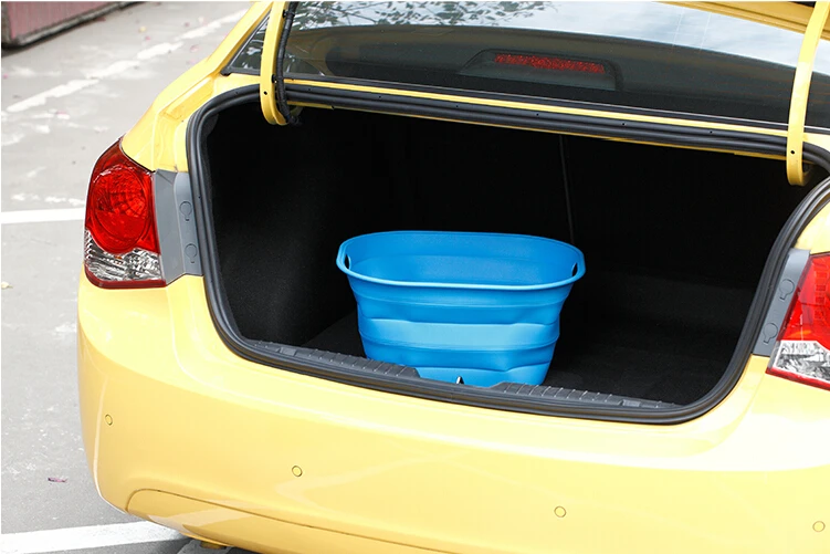 

Car silicone magic glove box folding retractable trash bucket car garbage bucket ,car styling