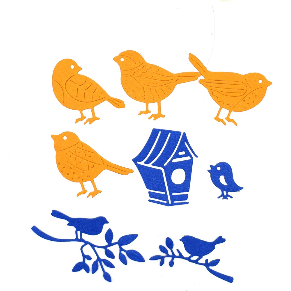 

Birds In Branch Metal Die Cuts Cutting Dies Scrapbooking Embossing Folder Suit for Cutter Fustella Die Cutter