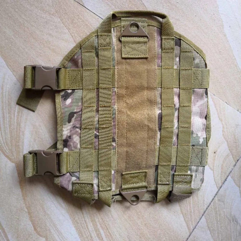 Tactical Police Dog Military Vest Service Canine Molle Harness Wear | Дом и сад