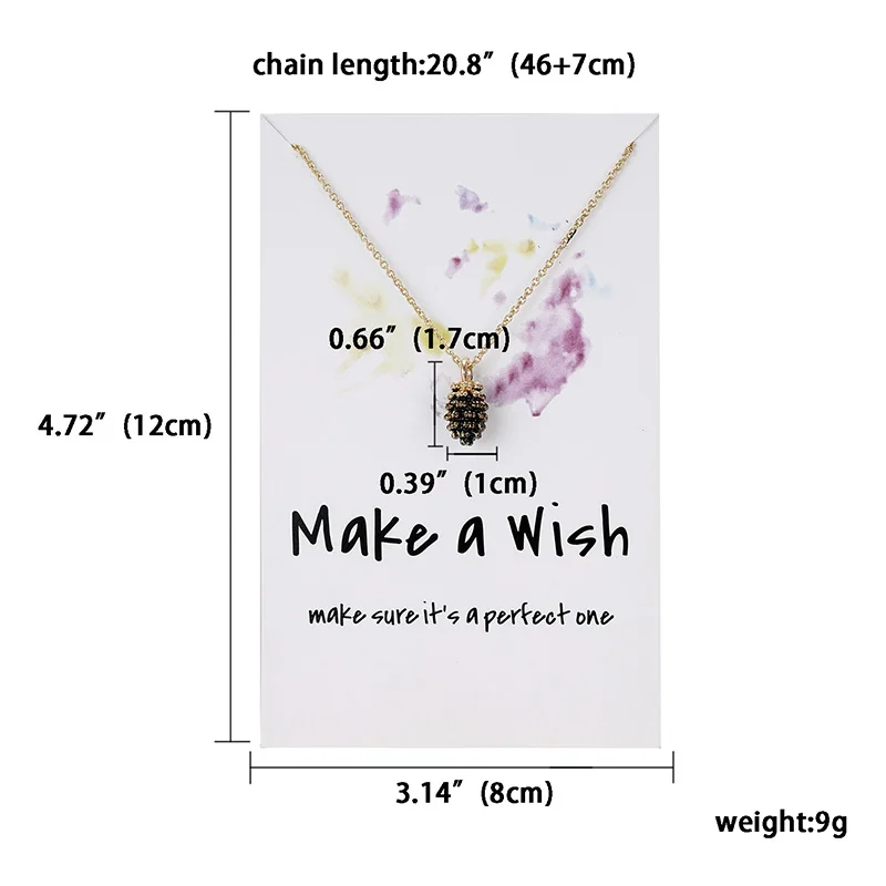 Make a wish Модное ювелирное изделие, милое ожерелье с кошкой и подвеской для женщин, подарок для женщин, Золотая Серебряная подвеска с кошкой, короткая цепочка, ожерелье - Окраска металла: Make a wish