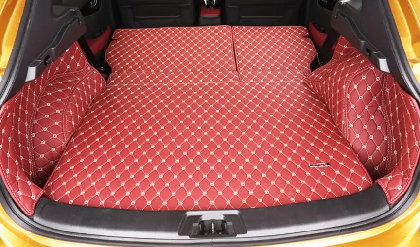 4 вида цветов 7 шт. грузовая подкладка автомобильный коврик для багажника Nissan Qashqai