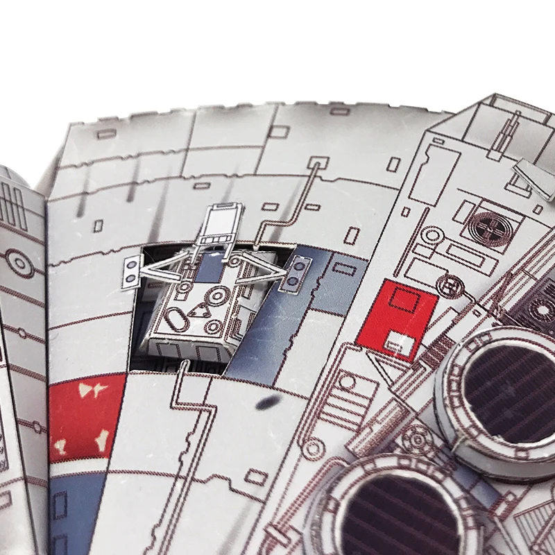 Звездные войны Корабль Забавный 3d Бумага Diy набор миниатюрных моделей головоломки игрушки детские развивающие мальчик сплайсинга