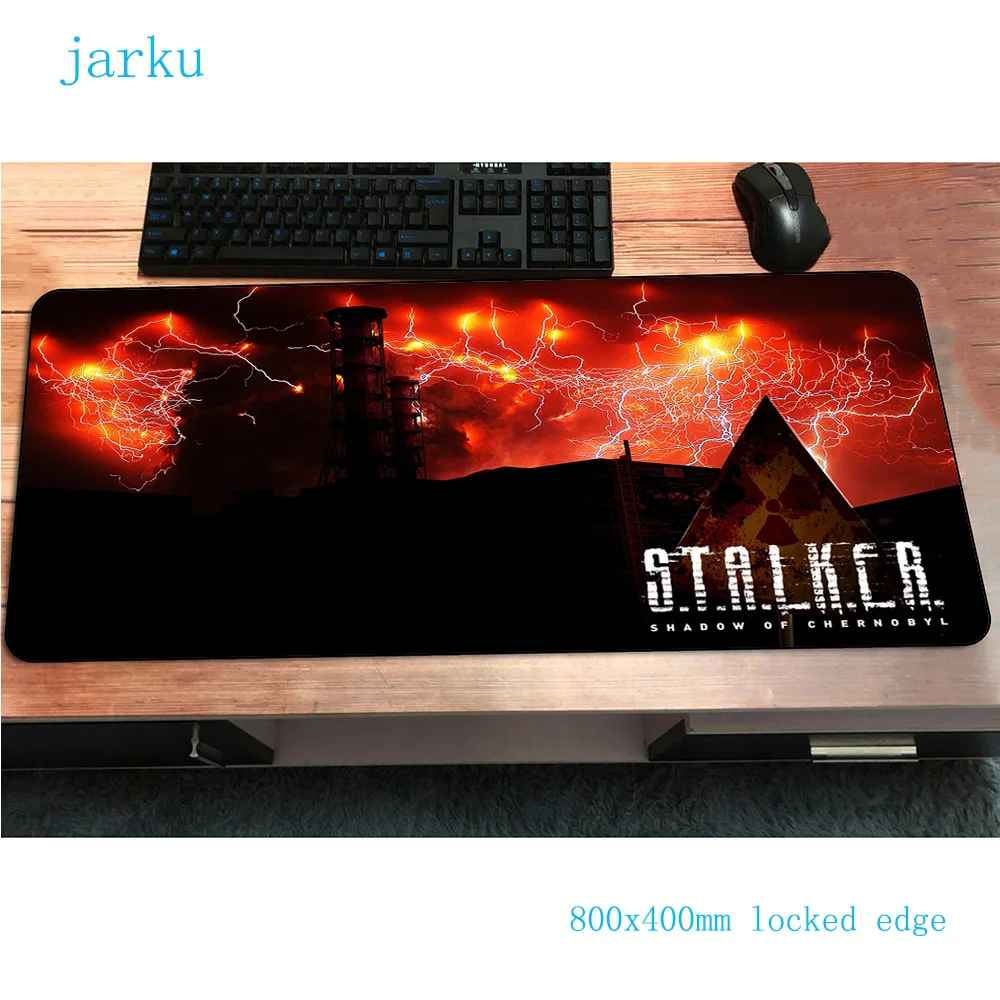 Коврик для мыши stalker 800x400x2 мм игровой коврик для мыши Аниме Рождество офис notbook Настольный коврик подарки padmouse игры pc геймер коврики