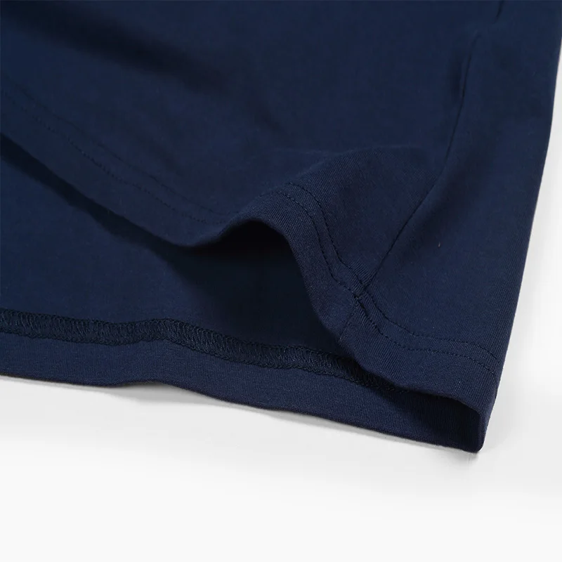 Мужская футболка Enjeolon летняя хлопковая белая с коротким рукавом и принтом в виде