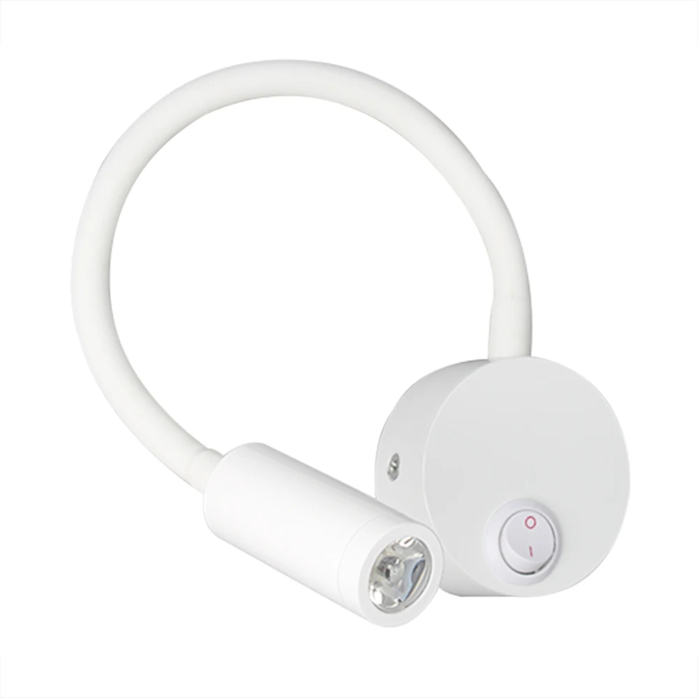 Светодиодная серебристая прикроватная лампа для спальни настенные светильники