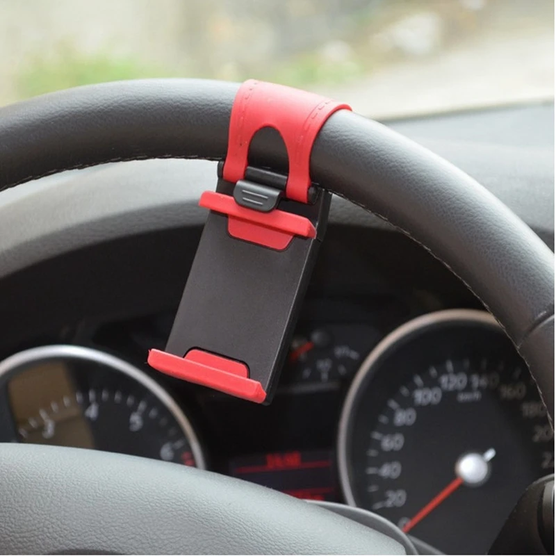TOSPRA Car Phone Holder Mini Air Vent Steering Wheel Clip Mount Universal Handlebar Bracket In Mobile Accessories | Автомобили и
