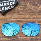 Замена поляризованных линз ToughAsNails для солнцезащитных очков Oakley Garage Rock, голубые зеркальные линзы (только линзы)