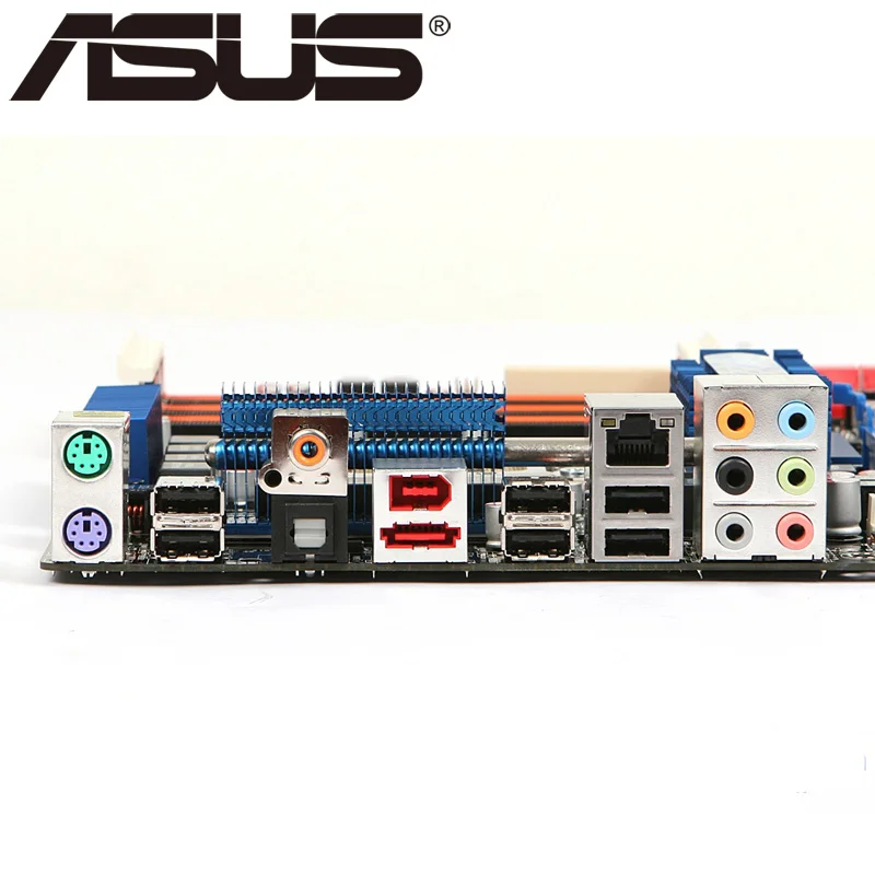 Оригинальная настольная материнская плата для ASUS P6T DDR3 LGA 1366 24 ГБ USB2.0 X58 бесплатная