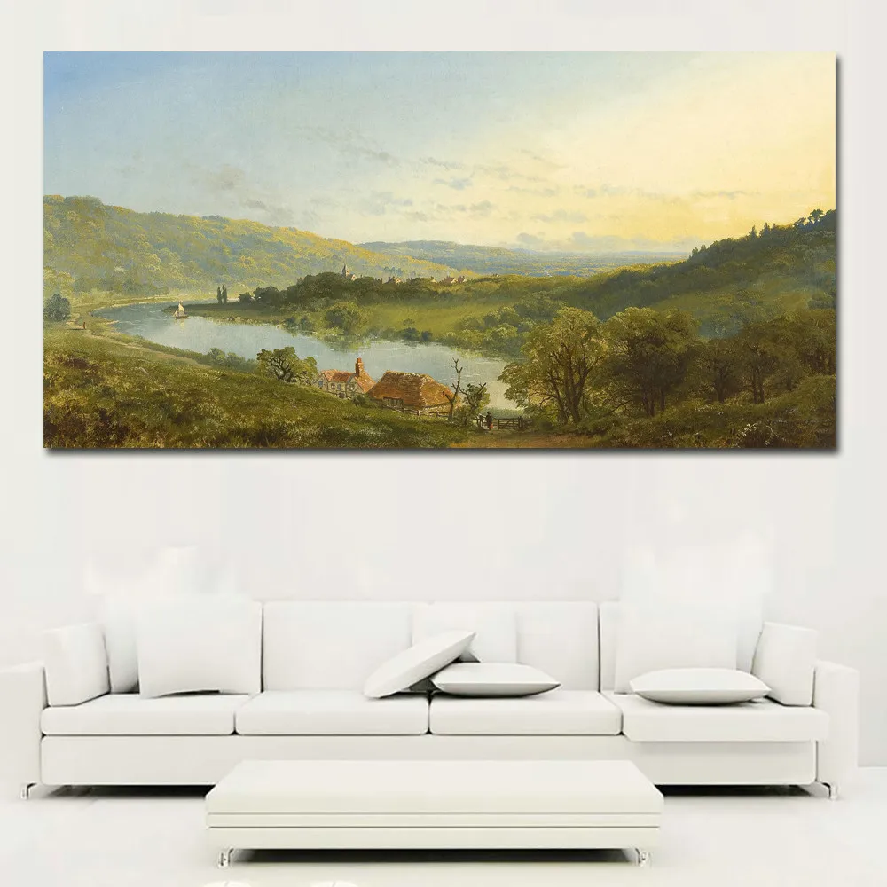 

SELFLESSLY ART - Пасторальный пейзаж, картина на холсте