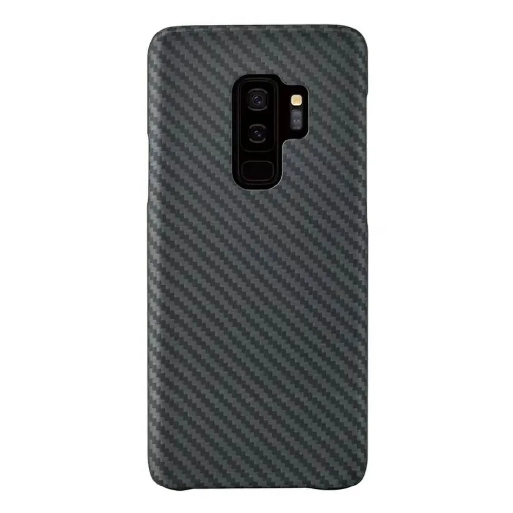 Высококачественные Матовые чехлы из углеродного волокна ручной работы для Samsung S9