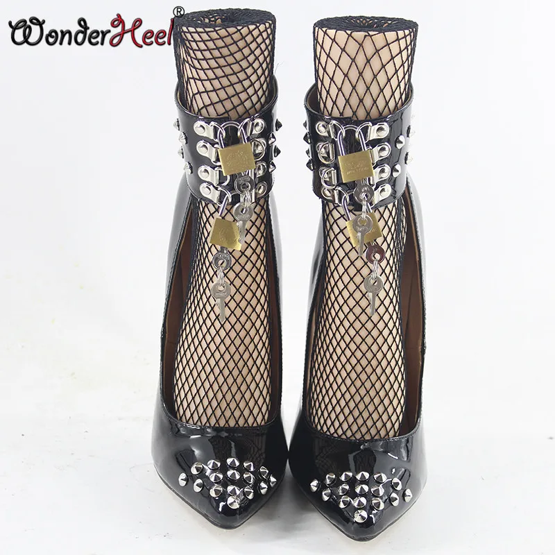 Wonderheel женские туфли лодочки на очень высоком каблуке 16 см сексуальные
