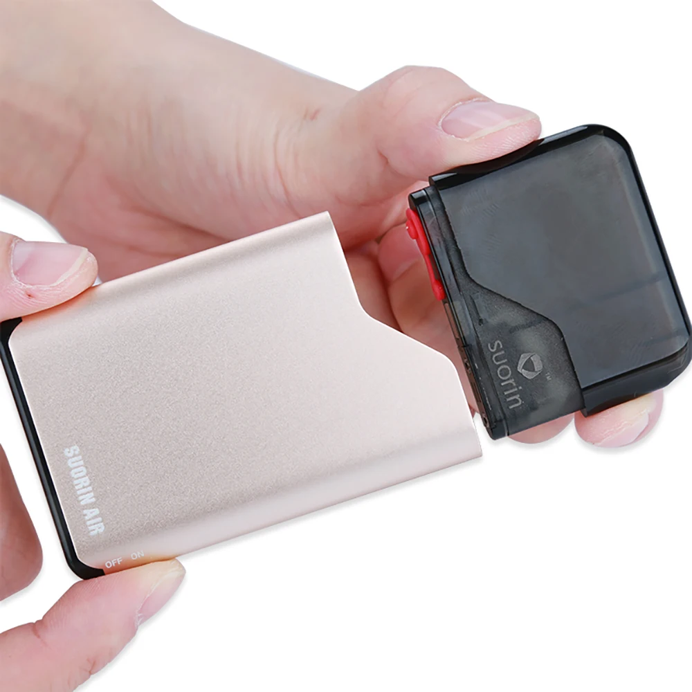 Пусковой комплект Suorin Air 400mAh встроенный аккумулятор с картриджем 2 мл портативный размер и индикатор питания Светильник электронная сигарета паровой комплект