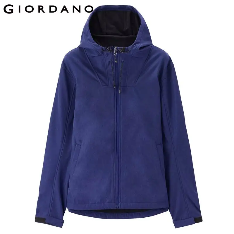 Giordano мужская куртка ветровка с капюшоном на молнии, имеется несколько цветовых решений и размеров - Цвет: 71Blue