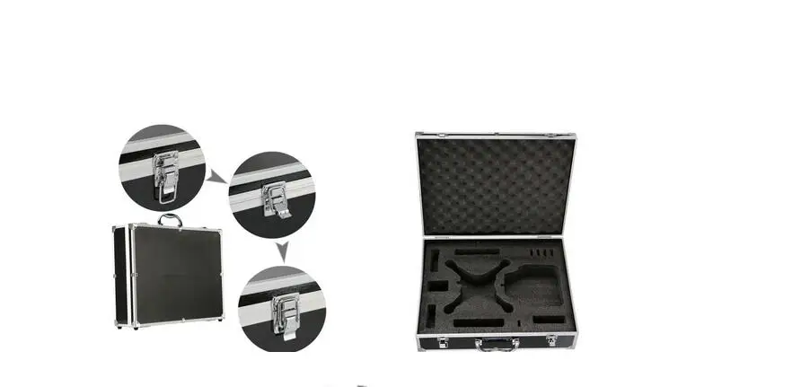 Авиационного Алюминия Антенны FPV портативный защитный чехол Чемодан HM