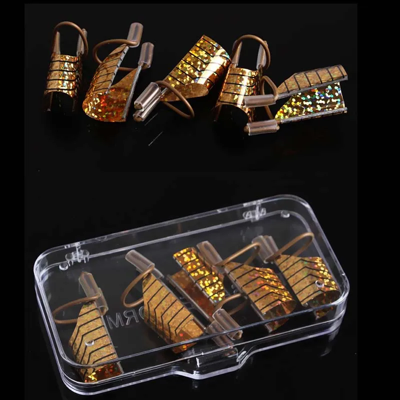 1 коробка/5 шт. многоразовые формы для ухода за ногтями|nail extension|extension nailsform gel nails |