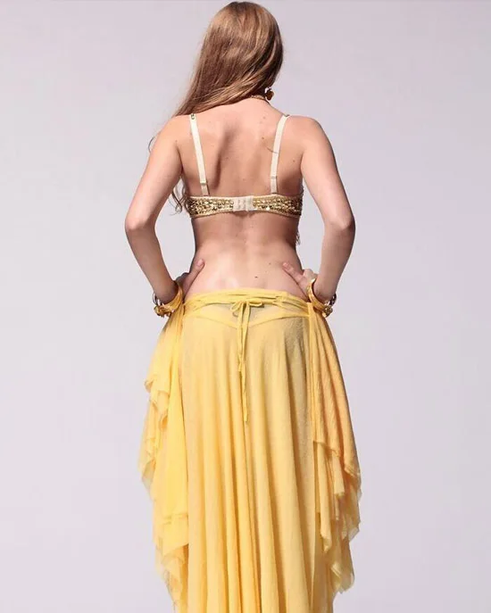 Бюстгальтер для танца живота костюм Марди Грас расшитый бисером с блестками 10