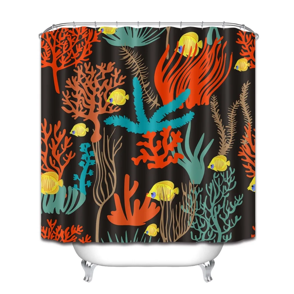 LB Мультяшные абстрактные забавные желтые рыбки подводный мир Заводские черные