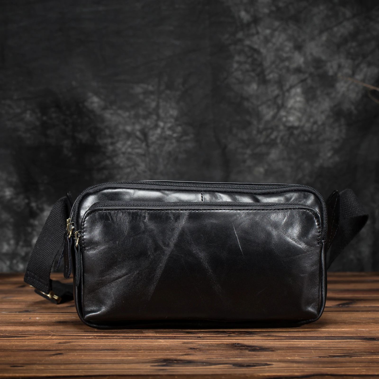 Quality Leather men Casual Fashion Brown Travel Fanny Waist Belt Bag Chest Pack Sling Design Bum Phone Case Pouch Male 621b | Багаж и
