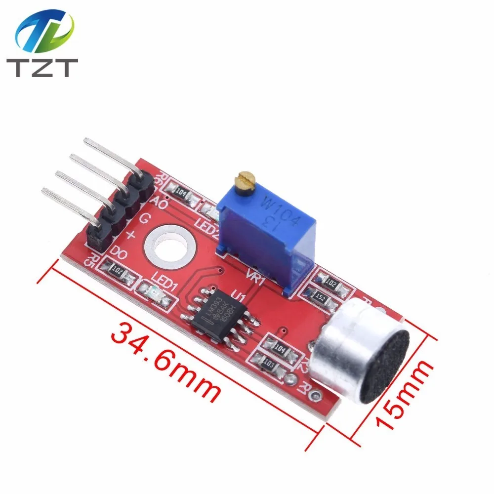 Высокочувствительный звуковой модуль датчика микрофона для AVR PIC KY 037|microphone