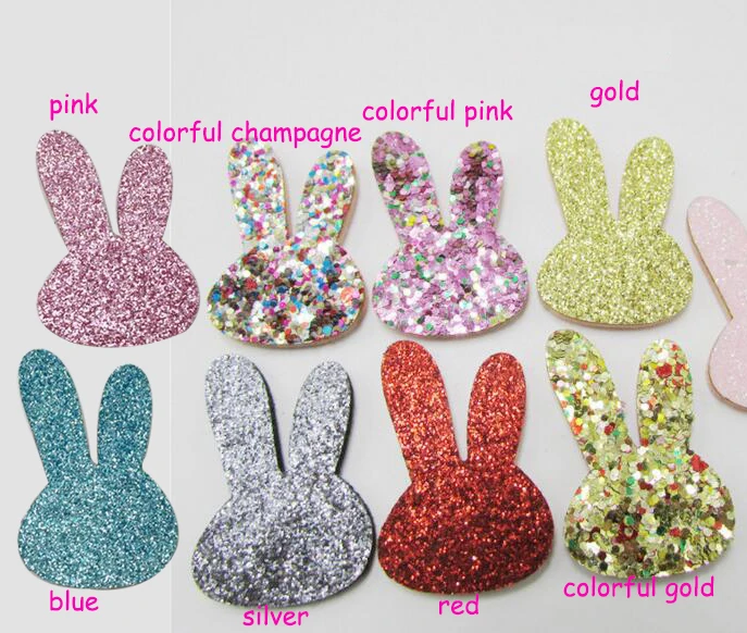 40 шт./лот большой размер 4x6 см Смешанные цвета мягкие блестящие/блеск голова