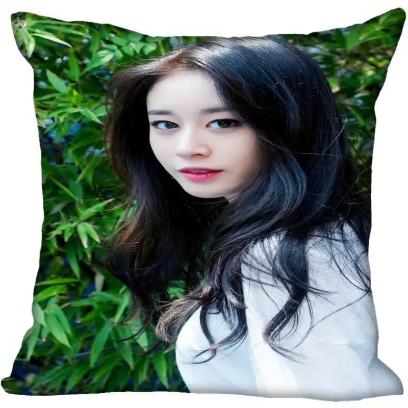 14 Заказ T-ara Park Ji Yeon наволочки печатные квадратные шелковые наволочка домашняя декоративная молния атласные наволочки(одна сторона - Цвет: 14