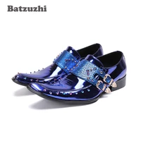 japanese style comfortable genuine leather men slip on dress shoes square toe business formals oxfords shoes for men rock flat