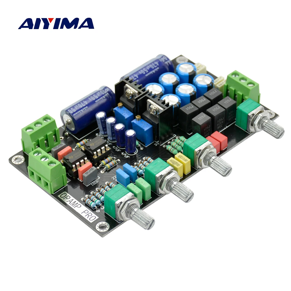 AIYIMA NE5532 тон предусилитель доска OP-AMP Hi-Fi усилитель предусилитель звук тон Управление доска