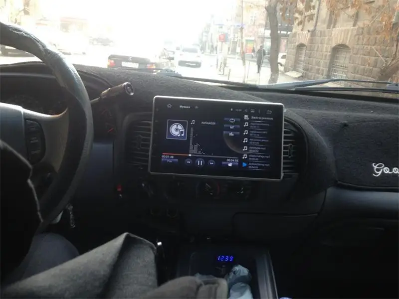 10,1 дюймовый универсальный автомобильный dvd-плеер на основе Android с gps wifi BT DVR, стерео аудио радио, съемная панель, автомобильный ПК/мультимедийное головное устройство