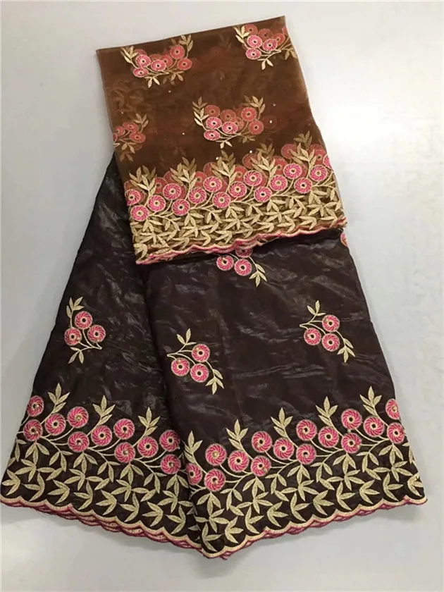 5ayrd bazin riche fabric set with 2yard african tulle lace for blouse latest getzner in red wedding 12 | Дом и сад