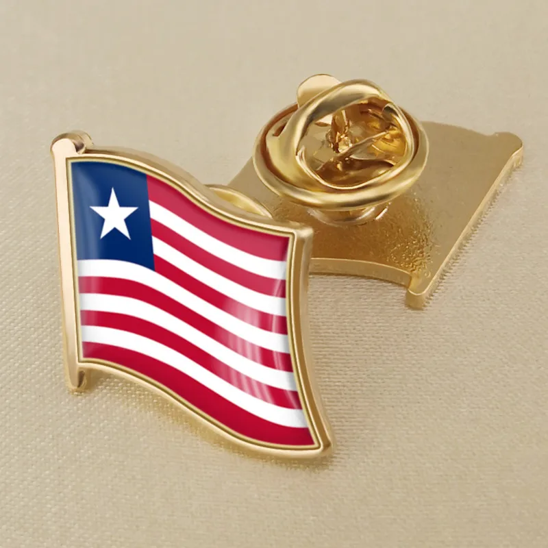 Герб Либерии карта Liberians флаг Национальная эмблема брошь значки нагрудные знаки |