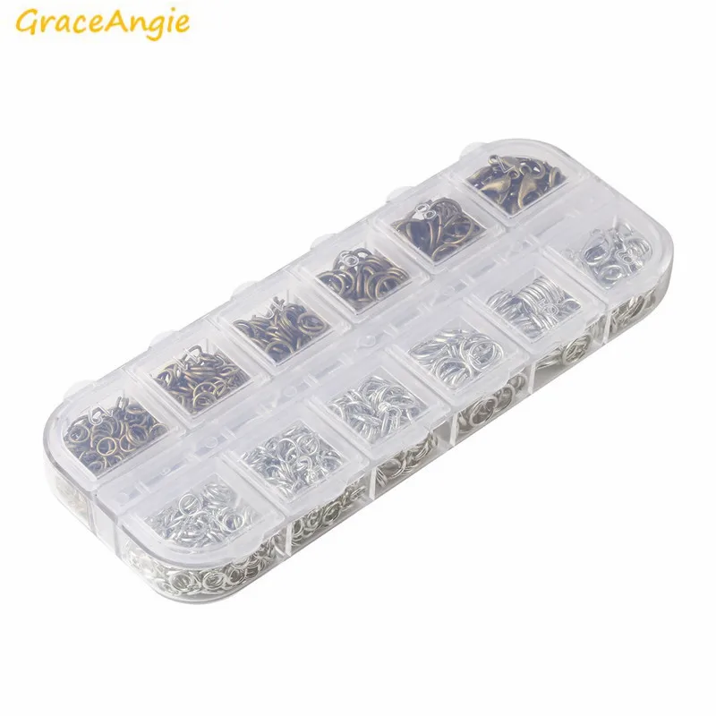 GraceAngie 642 шт. оптовая продажа застежки карабины разных размеров винтажная