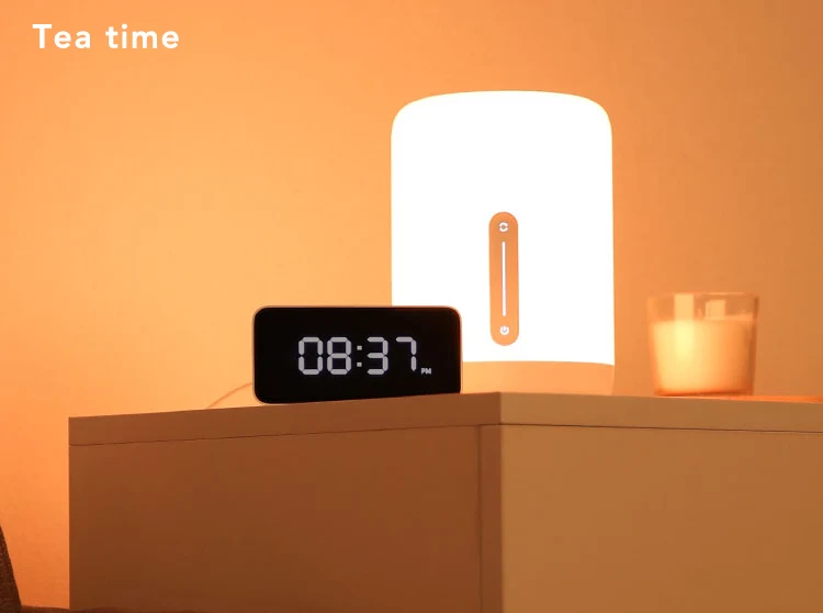 Xiaomi Mijia прикроватная лампа Bluetooth 4,2 BLE WiFi соединение сенсорное управление 300Lm 16 миллионов RGB цвет 10 Вт 1700k~ 6500k 100-240V