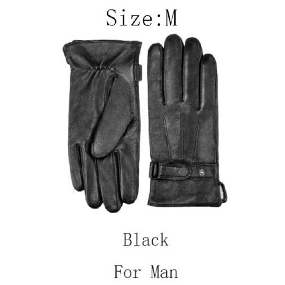Man M Size Xiaomi Mijia Qimian Lambskin Touch Screen Gloves Spanish Raw Winter Autumn Thicken Warm unisex for driving,moto,fishing,Riding - Цвет: Man M Size