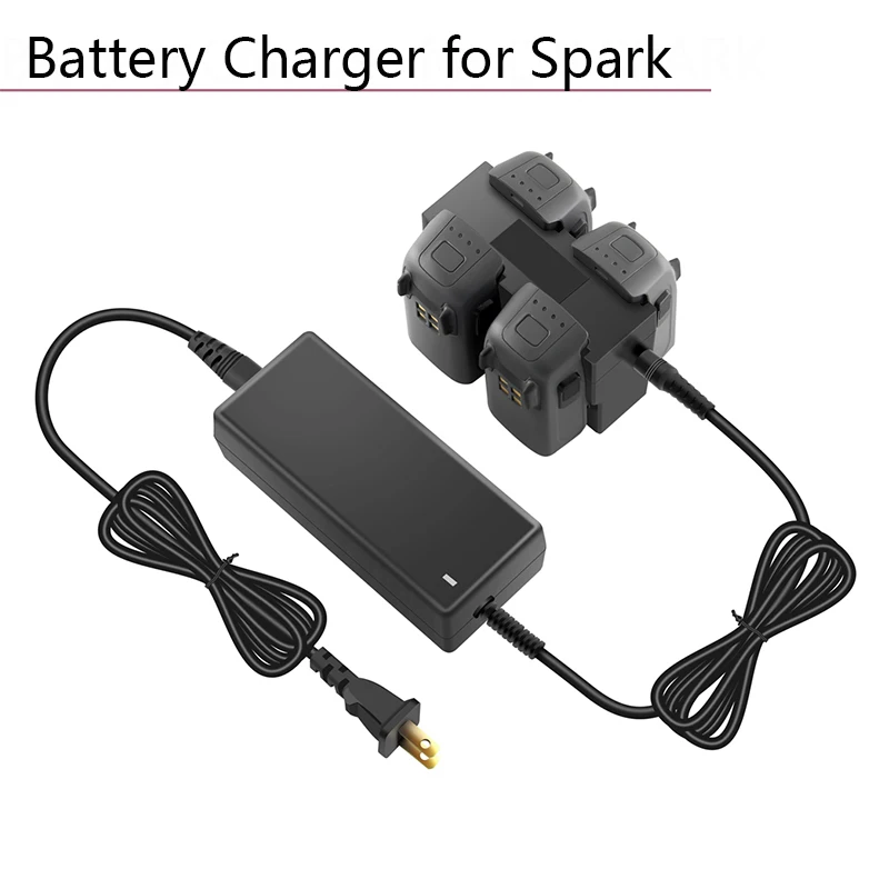 Зарядное устройство для DJI SPARK Интеллектуальный полётный Батарея концентратор Выход 3,05 V/2.2A Вход 100-240V 50/60Hz быстрая Дисплей зарядные аксессуары