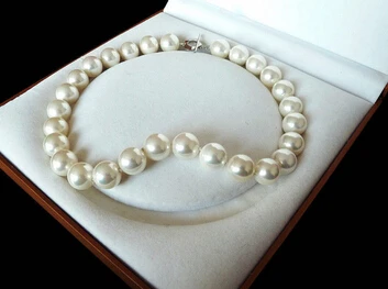 Ожерелье с жемчужной застежкой в форме сердца 12 мм | Украшения и аксессуары