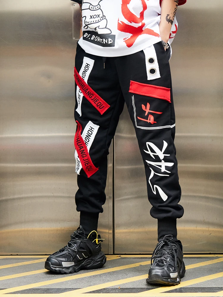 Men's Cargo Harem Pants 2018 Hip Hop Casual Male Tatical Joggers Trousers Fashion Streetwear | Мужская одежда
